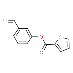 3-FORMYLPHENYL THIOPHENE-2-CARBOXYLATE structure