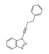 1-(4-phenyl-1-butynyl)-1H-1,2,3-benzotriazole结构式