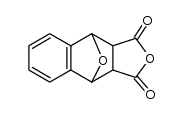 3a,4,9,9a-tetrahydro-4,9-epoxynaphtho[2,3-c]furan-1,3-dione结构式