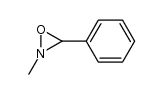 2-methyl-3-phenyl-oxaziridine Structure