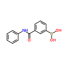 [3-(Phenylcarbamoyl)phenyl]boronic acid structure