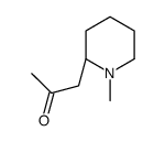 1-[(2R)-1-methylpiperidin-2-yl]propan-2-one结构式