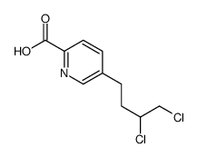 5-(3,4-dichlorobutyl)pyridine-2-carboxylic acid Structure