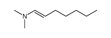 hept-1-enyl-dimethyl-amine Structure