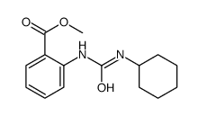 methyl 2-(cyclohexylcarbamoylamino)benzoate Structure