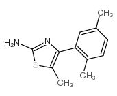 4-(2,5-DIMETHYLPHENYL)-5-METHYLTHIAZOL-2-YLAMINE structure