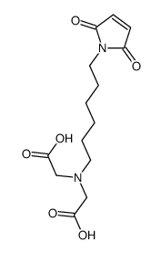N-(CARBOXYMETHYL)-N-[6-(2,5-DIHYDRO-2,5-DIOXO-1H-PYRROL-1-YL)HEXYL]- GLYCINE Structure