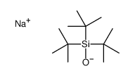 sodium,tritert-butyl(oxido)silane Structure