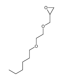 2-(2-hexoxyethoxymethyl)oxirane Structure