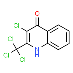 4-Quinolinol,3-chloro-2-(trichloromethyl)- Structure