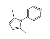 4-(2,5-dimethylpyrrol-1-yl)pyridine Structure