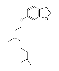 6-(3,7,7-trimethylocta-2,4-dienoxy)-2,3-dihydro-1-benzofuran Structure