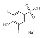 Sodium sozoiodolate Structure