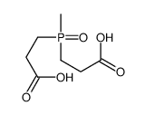 3-[2-carboxyethyl(methyl)phosphoryl]propanoic acid Structure