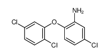 5-chloro-2-(2,5-dichloro-phenoxy)-aniline Structure
