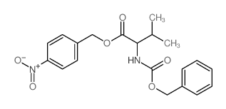 (4-nitrophenyl)methyl 3-methyl-2-phenylmethoxycarbonylamino-butanoate结构式