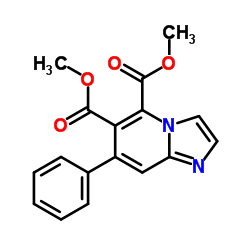 Dimethyl 7-phenylimidazo[1,2-a]pyridine-5,6-dicarboxylate结构式