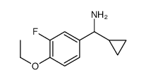 Benzenemethanamine, alpha-cyclopropyl-4-ethoxy-3-fluoro- (9CI)结构式