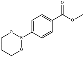 4-methoxycarbonylbenzeneboronic acid-1,3-propanediol ester Structure