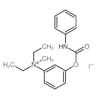 diethyl-methyl-[3-(phenylcarbamoyloxy)phenyl]azanium structure