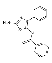 N-(2-amino-4-phenyl-thiazol-5-yl)-benzamide Structure