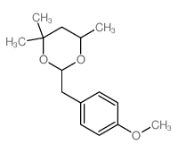 1,3-Dioxane,2-[(4-methoxyphenyl)methyl]-4,4,6-trimethyl- picture