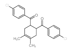 Methanone,(4,5-dimethyl-4-cyclohexene-1,2-diyl)bis[(4-chlorophenyl)- (9CI)结构式