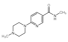 N-METHYL-6-(4-METHYL-PIPERAZIN-1-YL)-NICOTINAMIDE Structure