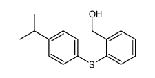[2-(4-propan-2-ylphenyl)sulfanylphenyl]methanol Structure