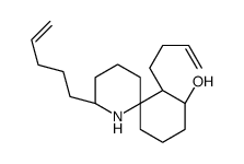 (10R)-11-but-3-enyl-2-pent-4-enyl-1-azaspiro[5.5]undecan-10-ol结构式