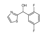 2-[(2,5-Difluorophenyl)-hydroxymethyl]thiazole结构式