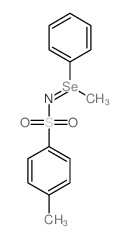 N-tosyl-Se,Se-methyl-phenylselenilimine结构式