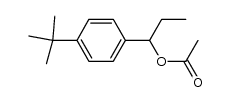 1-(4-(tert-butyl)phenyl)propyl acetate Structure