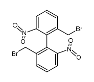 (R)-(+)-6,6'-dinitro-2,2'-bis(bromomethyl)biphenyl Structure