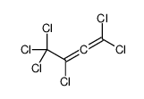 1,1,3,4,4,4-hexachlorobuta-1,2-diene结构式