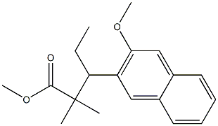 β-Ethyl-3-methoxy-α,α-dimethyl-2-naphthalenepropionic acid methyl ester picture