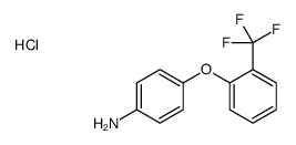 4-[2-(trifluoromethyl)phenoxy]aniline,hydrochloride Structure