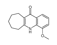 4-methoxy-5,6,7,8,9,10-hexahydrocyclohepta[b]quinolin-11-one结构式