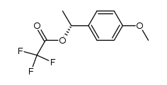 (R)-1-(p-methoxyphenyl)ethyl trifluoroacetate结构式