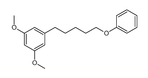 1,3-dimethoxy-5-(5-phenoxypentyl)benzene结构式