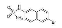 Sulfamide, (6-bromo-2-naphthalenyl)- (9CI) structure