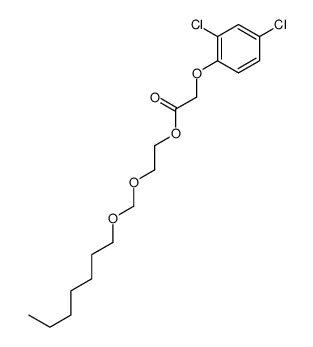 2-(heptoxymethoxy)ethyl 2-(2,4-dichlorophenoxy)acetate结构式