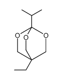 1-ethyl-4-propan-2-yl-3,5,8-trioxabicyclo[2.2.2]octane结构式