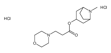 (8-methyl-8-azabicyclo[3.2.1]octan-3-yl) 3-morpholin-4-ylpropanoate,dihydrochloride结构式