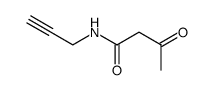 Butanamide, 3-oxo-N-2-propynyl- (9CI) structure