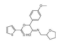 2-Thiophenecarboxylicacid,1-(4-methoxyphenyl)-2-oxo-2-[[(tetrahydro-2-furanyl)methyl]amino]ethylester(9CI) picture