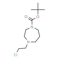 1-Boc-4-(2-chloroethyl)homopiperazine结构式