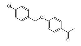 1-[4-[(4-chlorophenyl)methoxy]phenyl]ethanone结构式