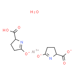 hydroxybis(5-oxo-L-prolinato-N1,O2)aluminium picture