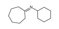 N-cyclohexylcycloheptanimine Structure